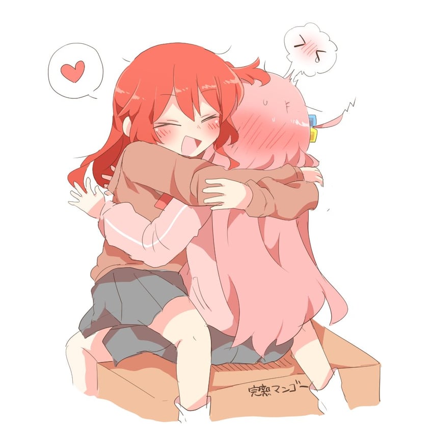 gotoh hitori and kita ikuyo (bocchi the rock!) drawn by rebecca_(keinelove)