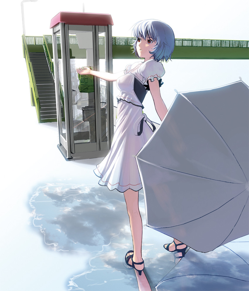 ayanami rei (neon genesis evangelion and 1 more) drawn by kouno_(masao)