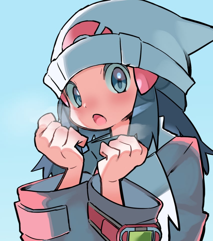 dawn (pokemon and 2 more) drawn by hyou_(hyouga617)
