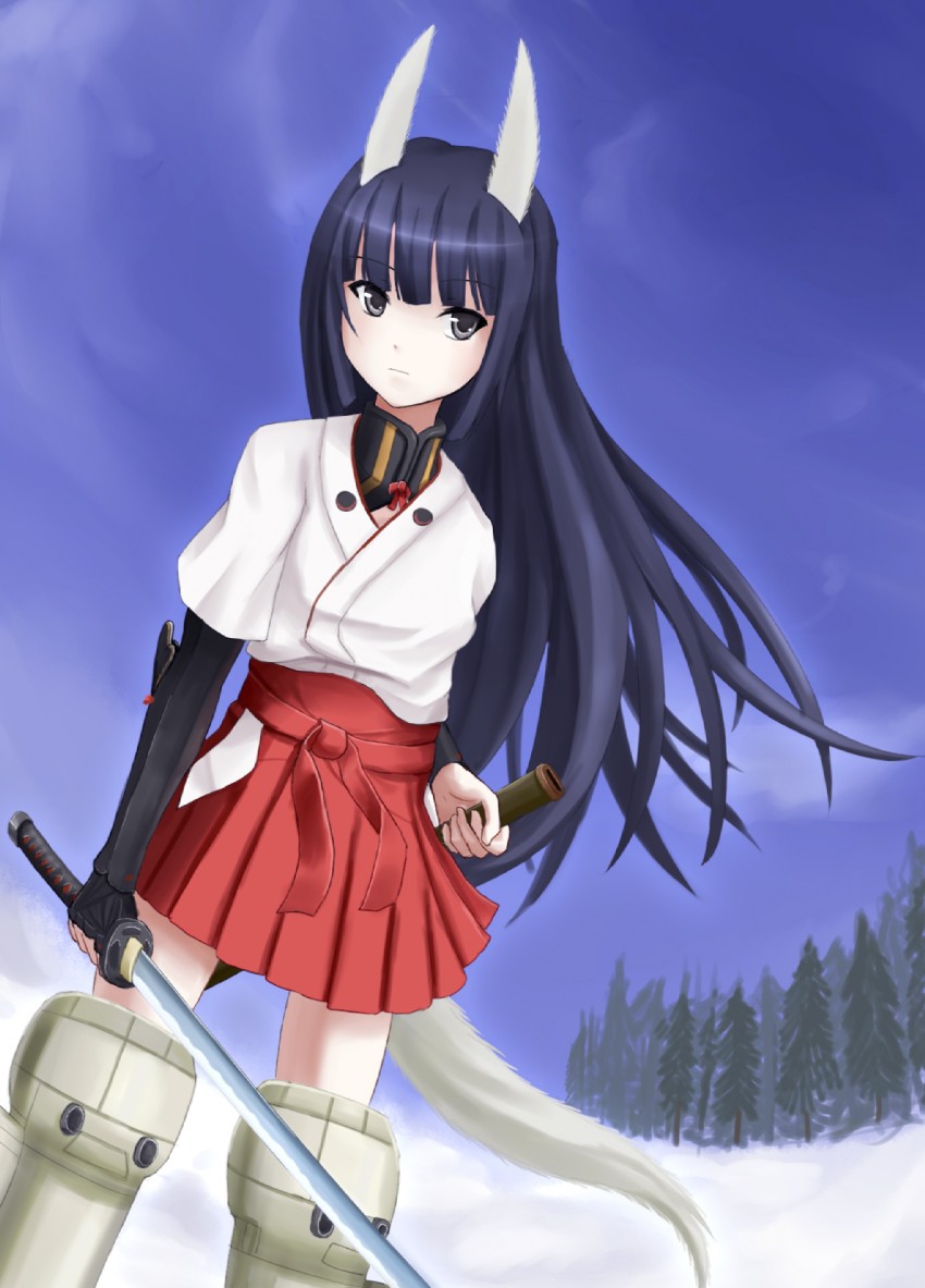 anabuki tomoko (world witches series and 1 more) drawn by nawate_(dij)