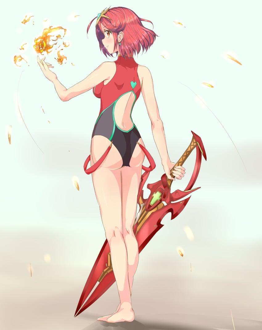 pyra (xenoblade chronicles and 1 more) drawn by agnus-dei