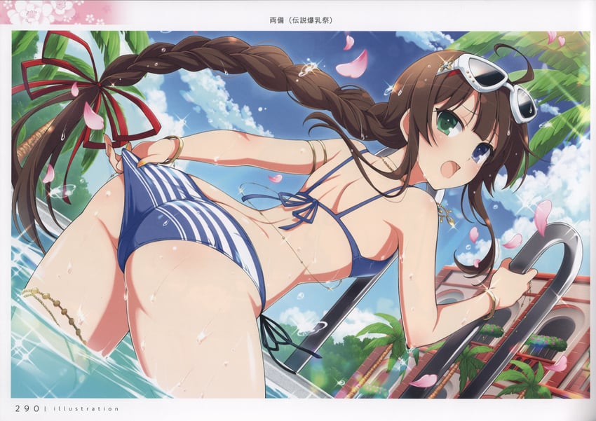 ryoubi (senran kagura and 1 more) drawn by yaegashi_nan