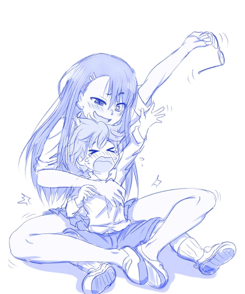 nagatoro hayase and hachiouji naoto (ijiranaide nagatoro-san) drawn by viperxtr