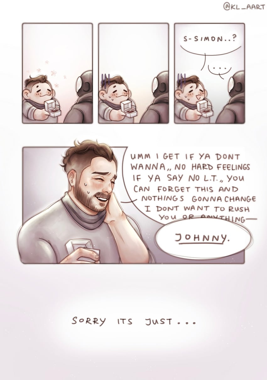 ghost and soap (call of duty and 1 more) drawn by kay_(kl_aart)