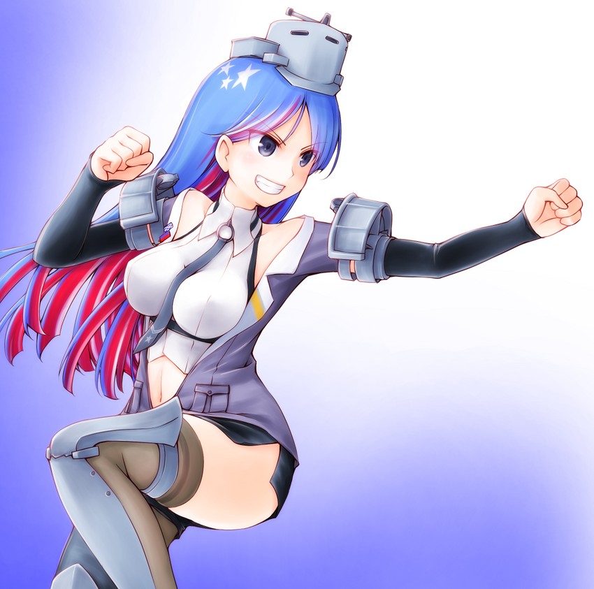 south dakota and south dakota kai (kantai collection) drawn by meihemu