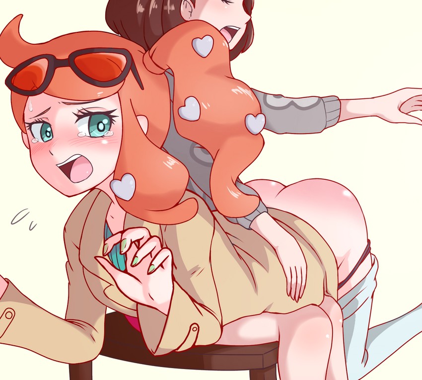 gloria and sonia (pokemon and 1 more) drawn by pinkiri