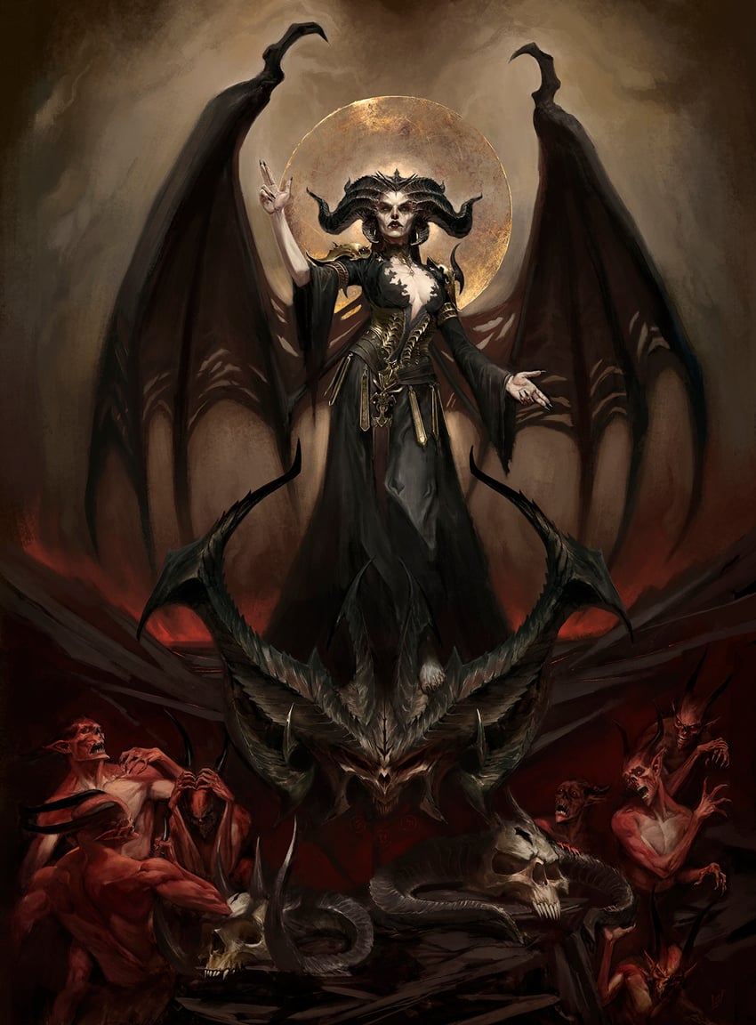 lilith (diablo and 1 more) drawn by alvarojh_art