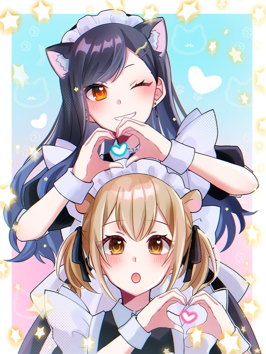 shiraishi an and azusawa kohane (project sekai) drawn by shiraruri
