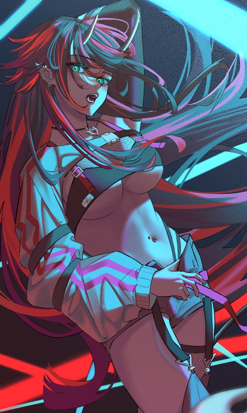 ryugasaki rene (nanashi inc. and 1 more) drawn by ki_(kai_oekakikun)