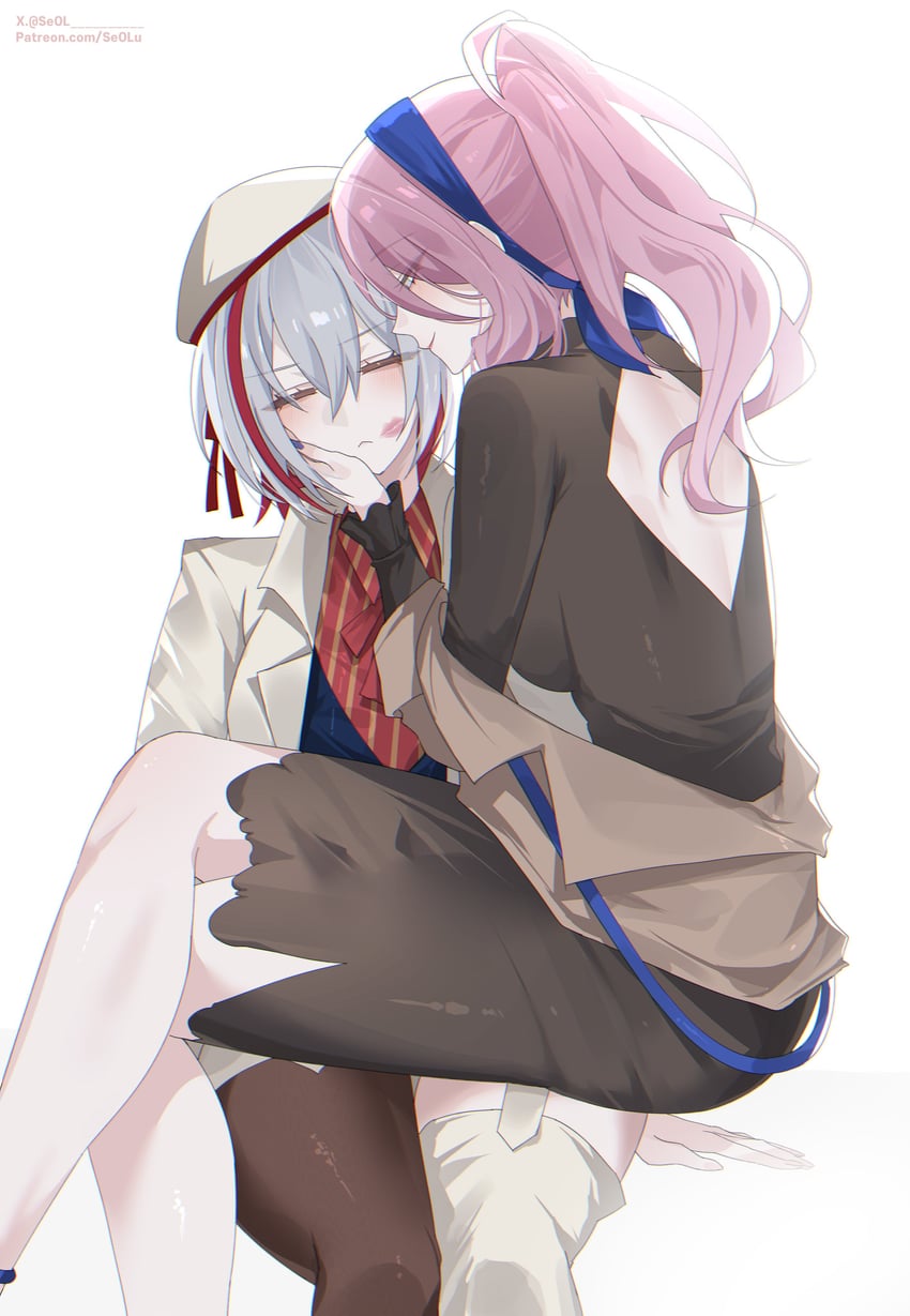 topaz and jade (honkai and 1 more) drawn by seol_(baconontheclock)