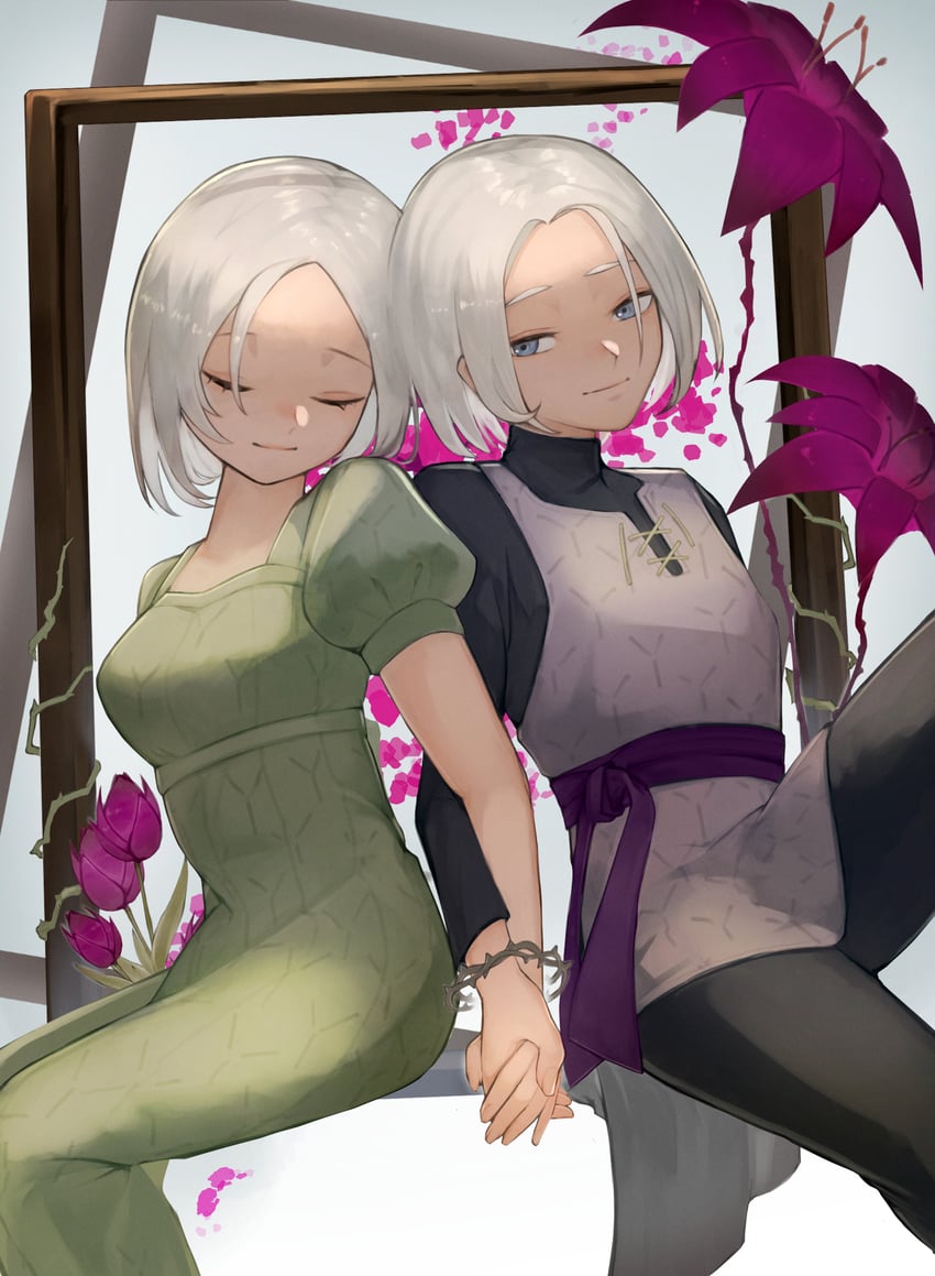 illusia and nalasia (dragon quest and 1 more) drawn by banno_watari