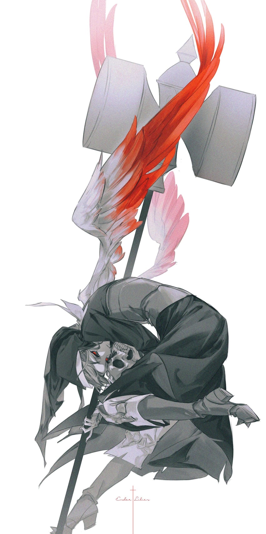 guardian silva (ender lilies quietus of the knights) drawn by masu0o0
