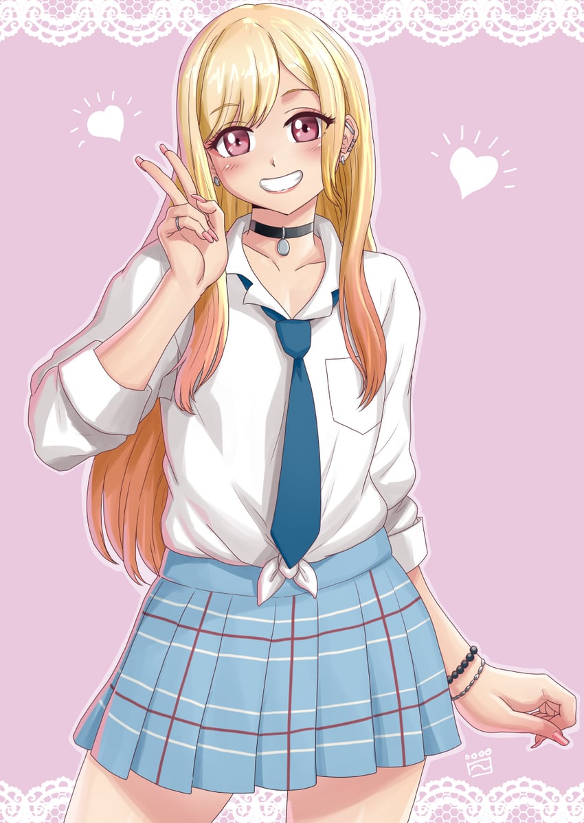 kitagawa marin (sono bisque doll wa koi wo suru) drawn by finalcake