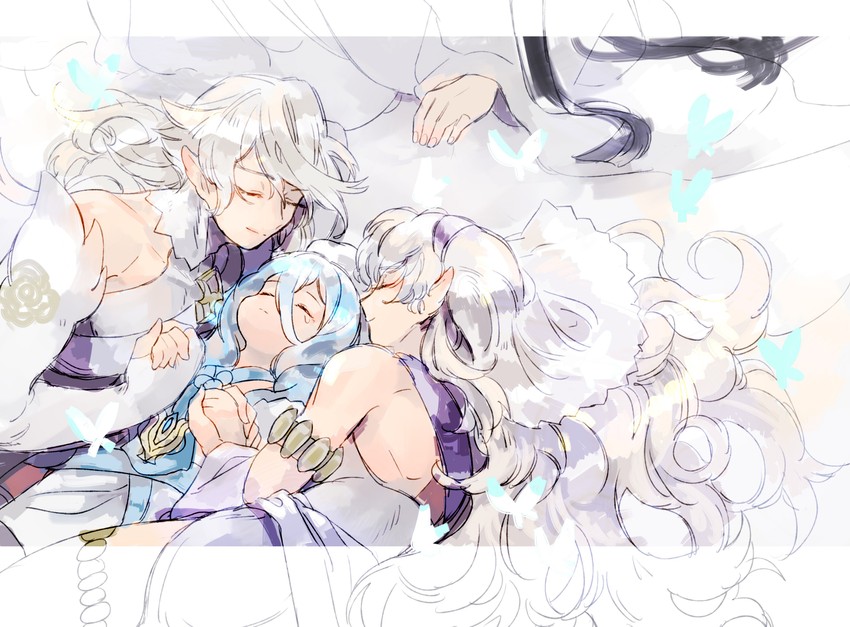 azura, female corrin, male corrin, and mikoto (fire emblem and 2 more) drawn by nonomori_(anst_nono)