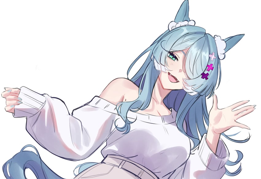 elira pendora (nijisanji and 1 more) drawn by ive_(iveith)