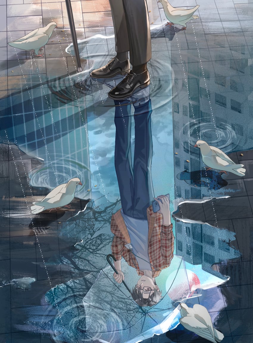 klein moretti and zhou mingrui (lord of the mysteries) drawn by maikelaien