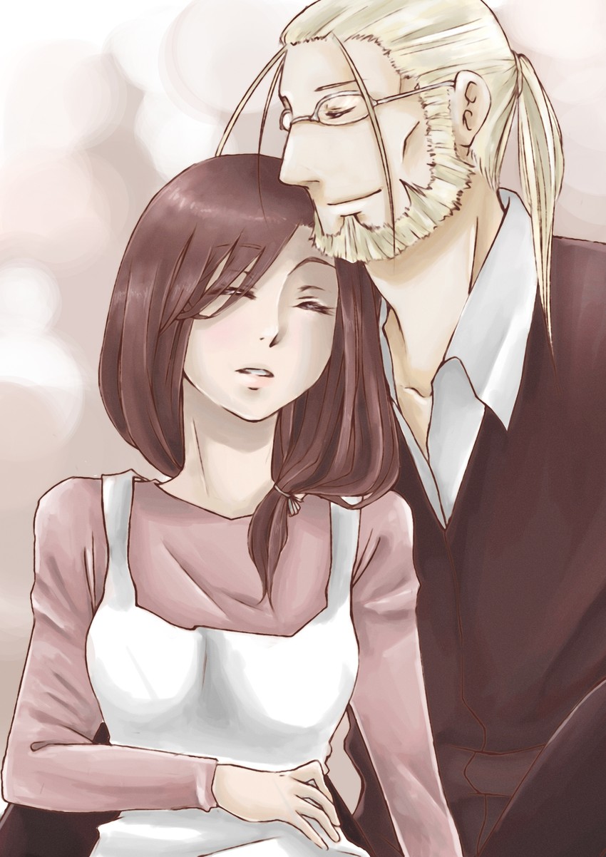 van hohenheim and trisha elric (fullmetal alchemist) drawn by srr0804