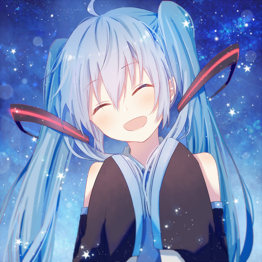 hatsune miku (vocaloid and 1 more) drawn by yumo_(mimengfeixue)