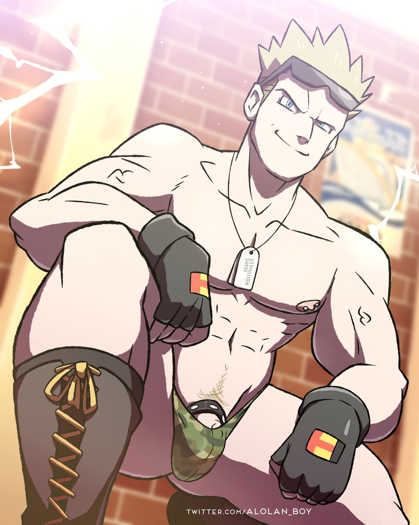surge (pokemon and 1 more) drawn by alolan_boy