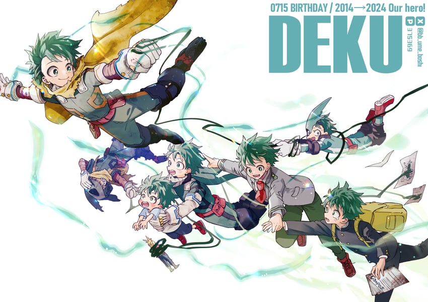 midoriya izuku and all might (boku no hero academia) drawn by ume_(326310)