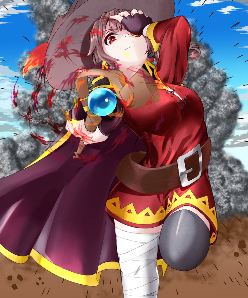 megumin (kono subarashii sekai ni shukufuku wo!) drawn by simejing