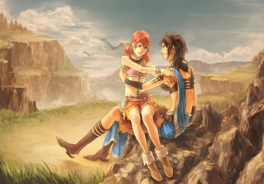 oerba dia vanille and oerba yun fang (final fantasy and 1 more) drawn by r3511
