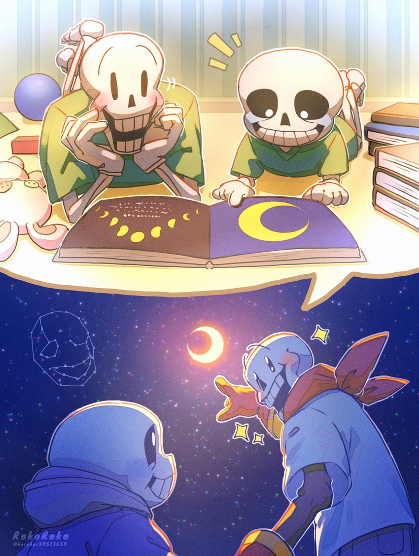 sans, papyrus, and w.d. gaster (undertale) drawn by noah_(rokoroko)