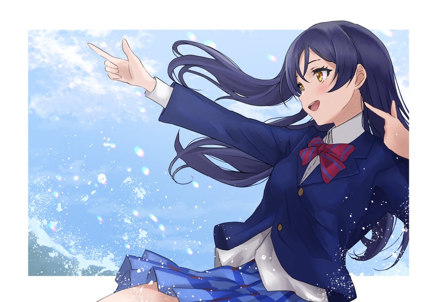 sonoda umi (love live! and 1 more) drawn by yanase_eiwa