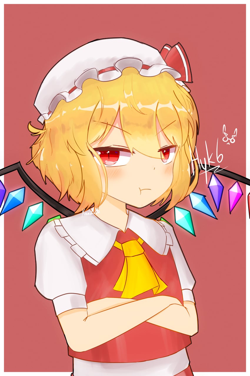 flandre scarlet (touhou) drawn by huyubun