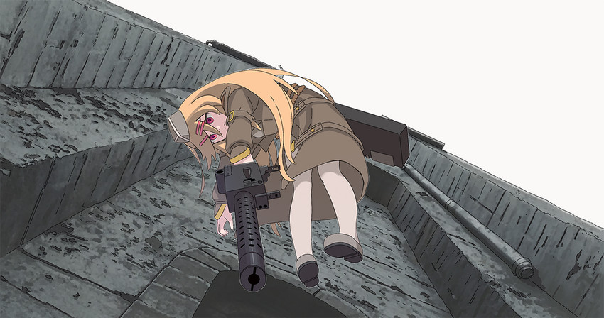 m1919a4 (girls' frontline and 1 more) drawn by tab_(tabkun)