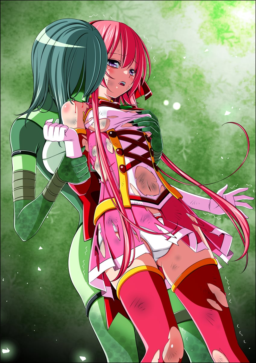 utsugi chisaki and clover rose (original and 1 more) drawn by koeda0111