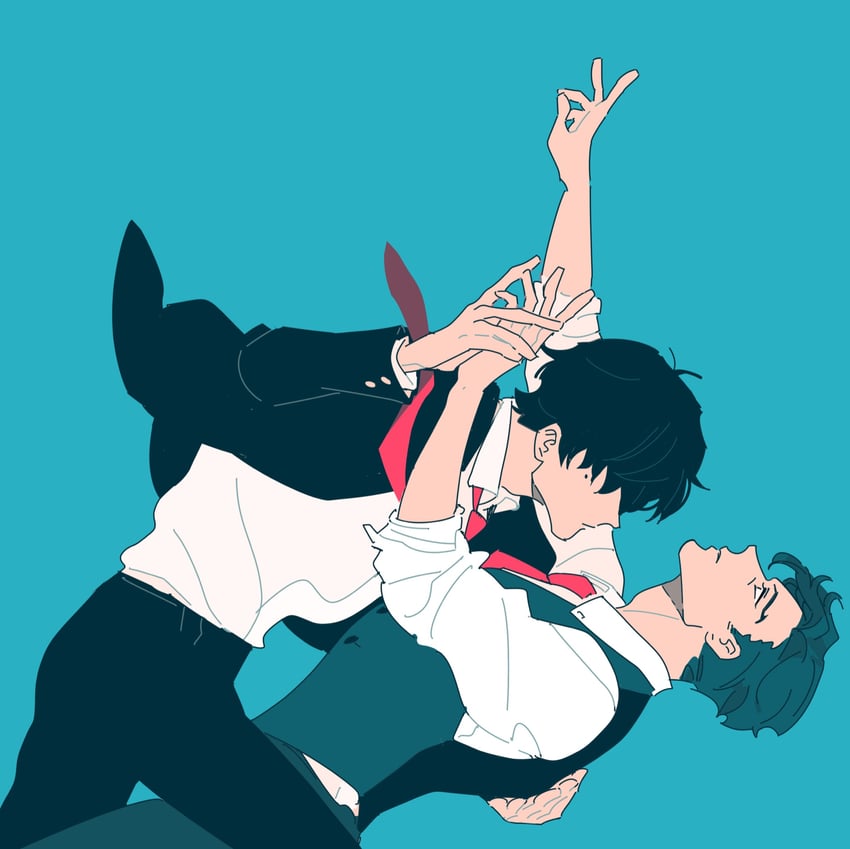 adam and kikuchi tadashi (sk8 the infinity) drawn by j.r._doyle