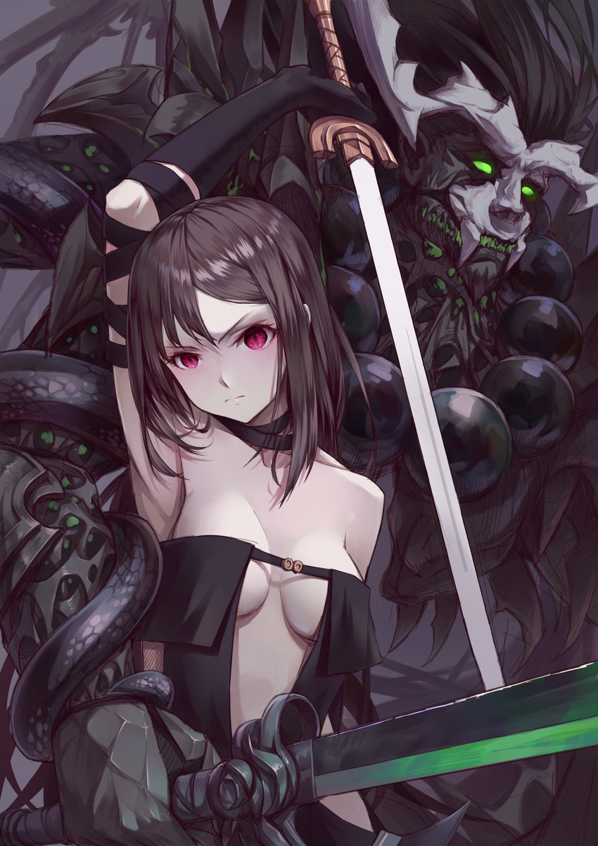 yu mei-ren and xiang yu (fate and 1 more) drawn by ren_huozhe