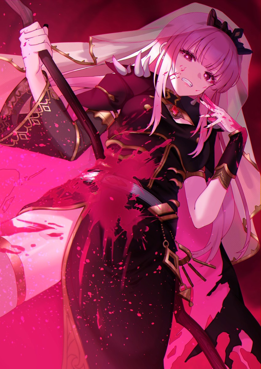 mori calliope (hololive and 1 more) drawn by 13_(spice!!)