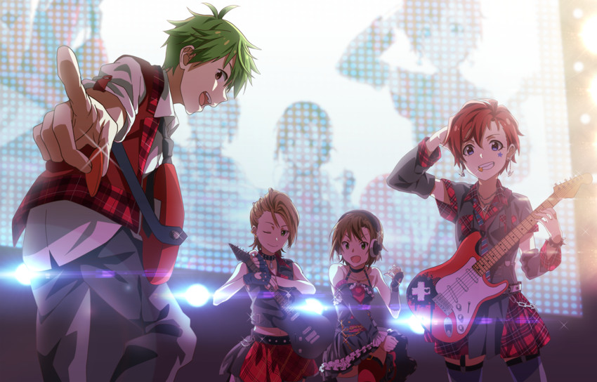 tada riina, kimura natsuki, julia, and akiyama hayato (idolmaster and 3 more) drawn by ki_ya_nagomi