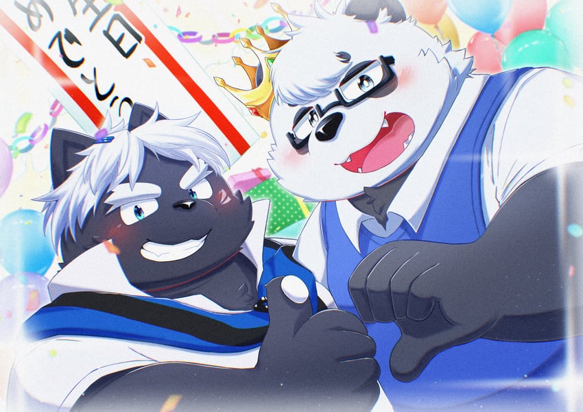 sasayama akira and hoeguru kokuba (indie virtual youtuber) drawn by katorisenkou_pk