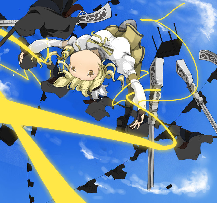 tomoe mami (mahou shoujo madoka magica) drawn by name_john