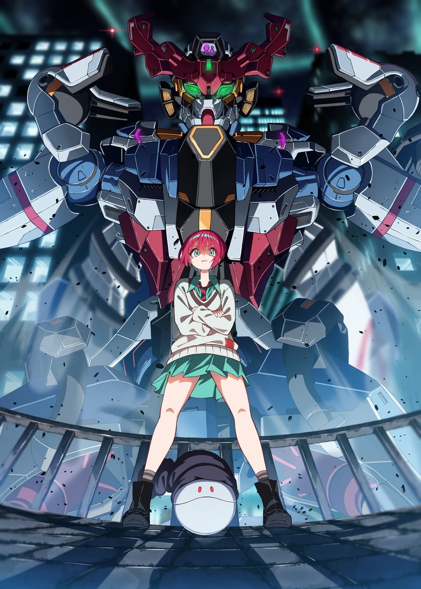 amate yuzuriha, haro, and gquuuuuux (gundam and 1 more) drawn by 85neko