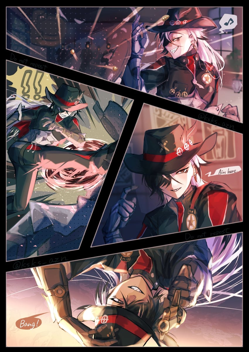 boothill (honkai and 1 more) drawn by ksks_azn