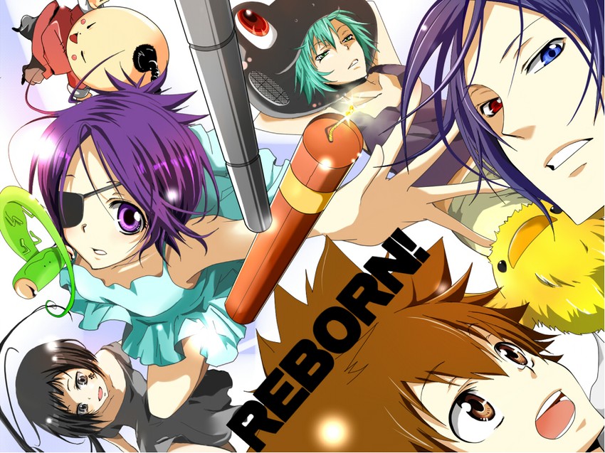 chrome dokuro, sawada tsunayoshi, rokudou mukuro, fran, uni, and 3 more (katekyo hitman reborn!)