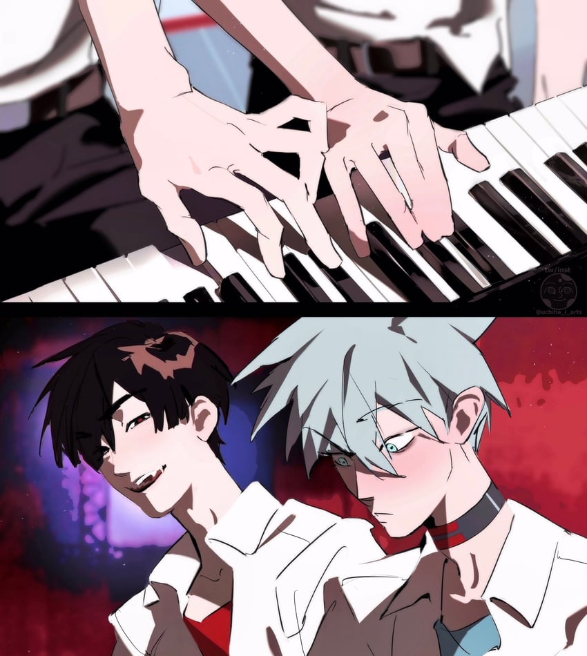 till and ivan (neon genesis evangelion and 1 more) drawn by uchiha_i_arts