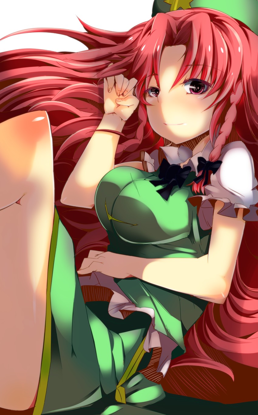 hong meiling (touhou) drawn by jyuuji