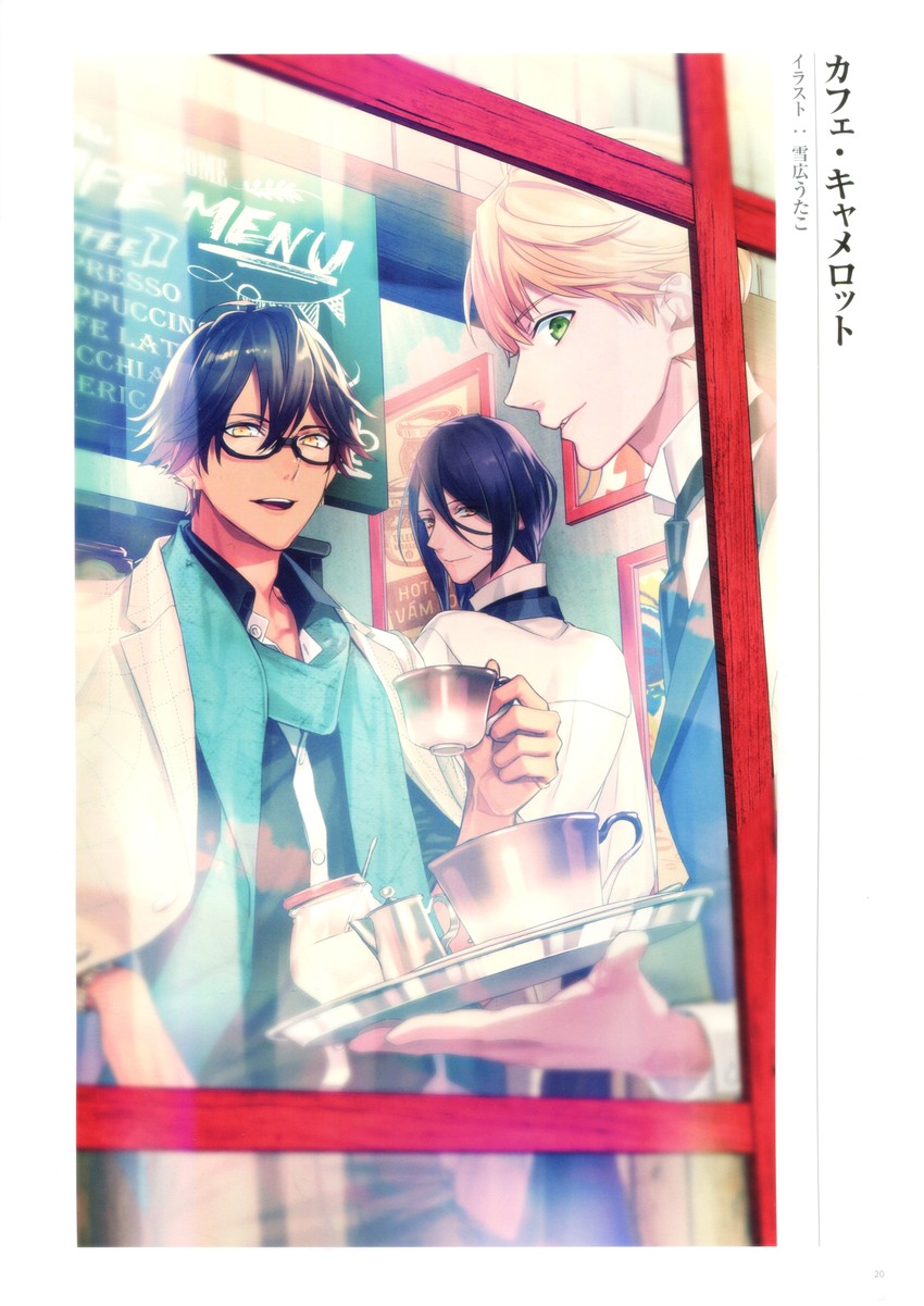 ozymandias, paracelsus von hohenheim, and arthur pendragon (fate and 1 more) drawn by yukihiro_utako