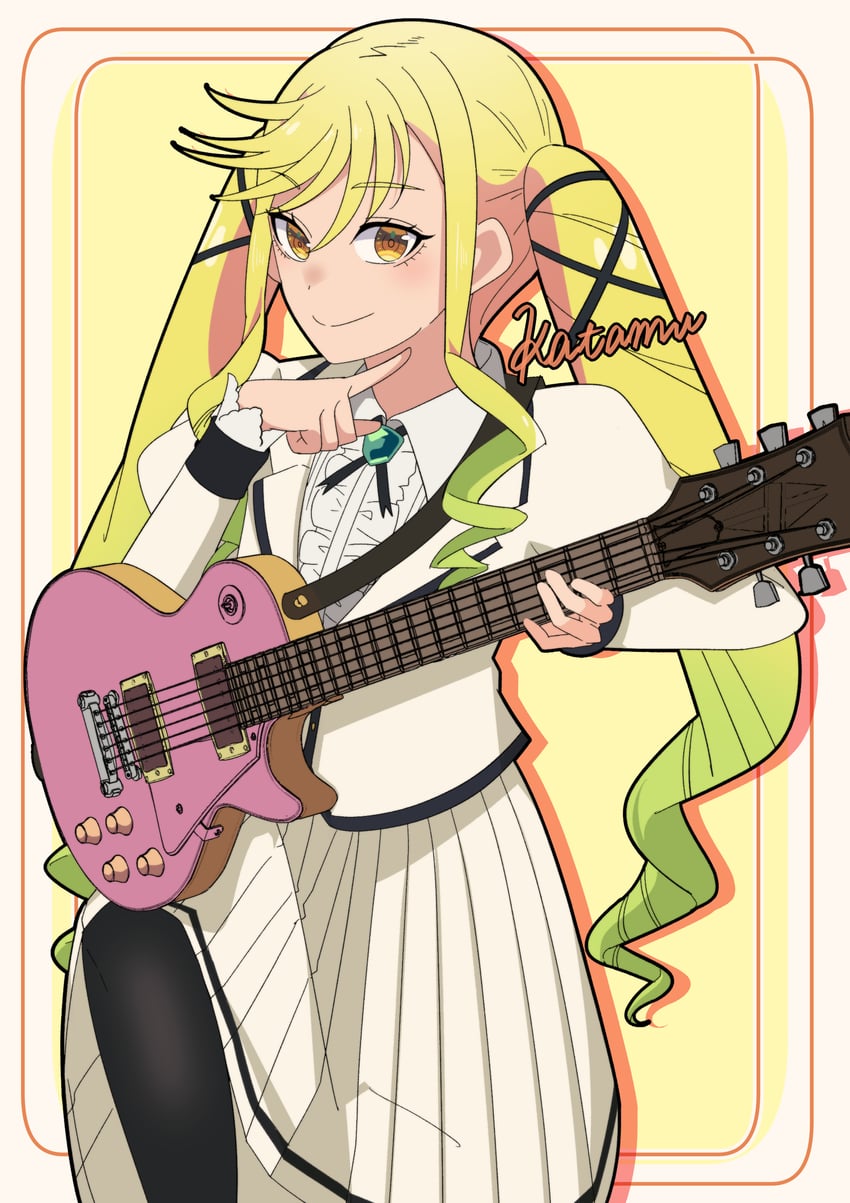 suzunomiya lilisa (rock wa lady no tashinami deshite) drawn by katamo_63