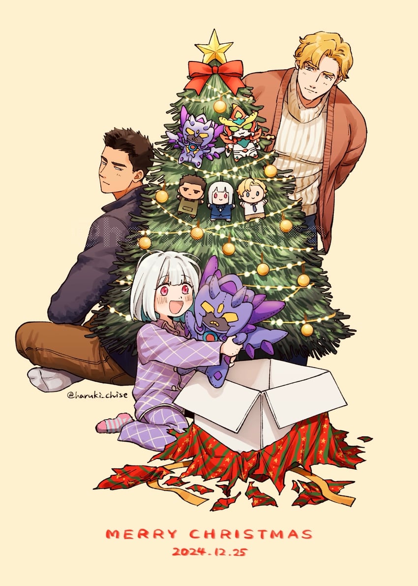 ao isami, lewis smith, bravern, lulu, and superbia (yuuki bakuhatsu bang bravern) drawn by haruki_chise