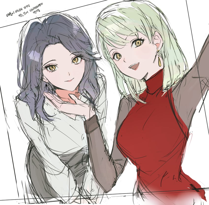togawa mizuho and mori minami (bang dream! and 1 more) drawn by hiyokoda