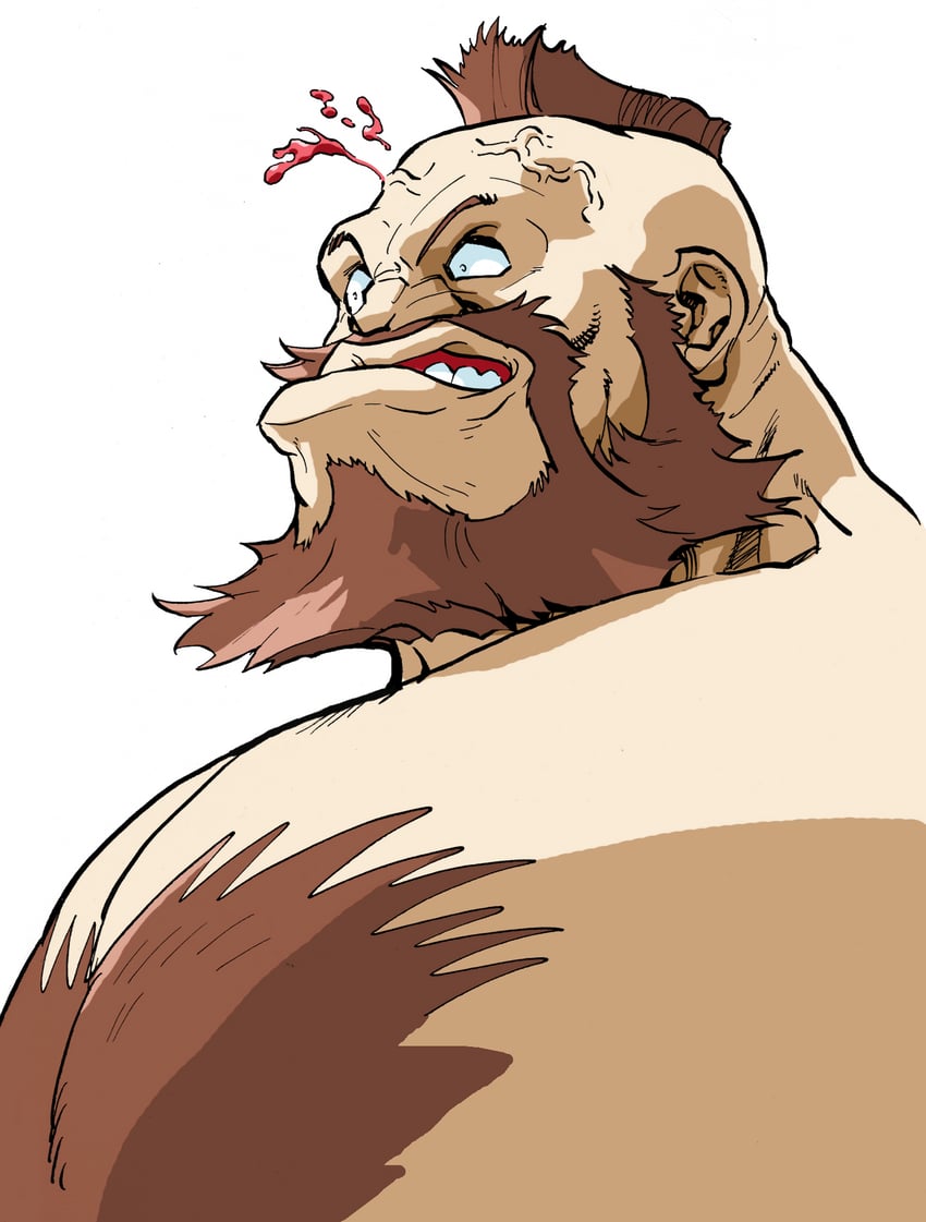 zangief (street fighter and 1 more) drawn by bengus