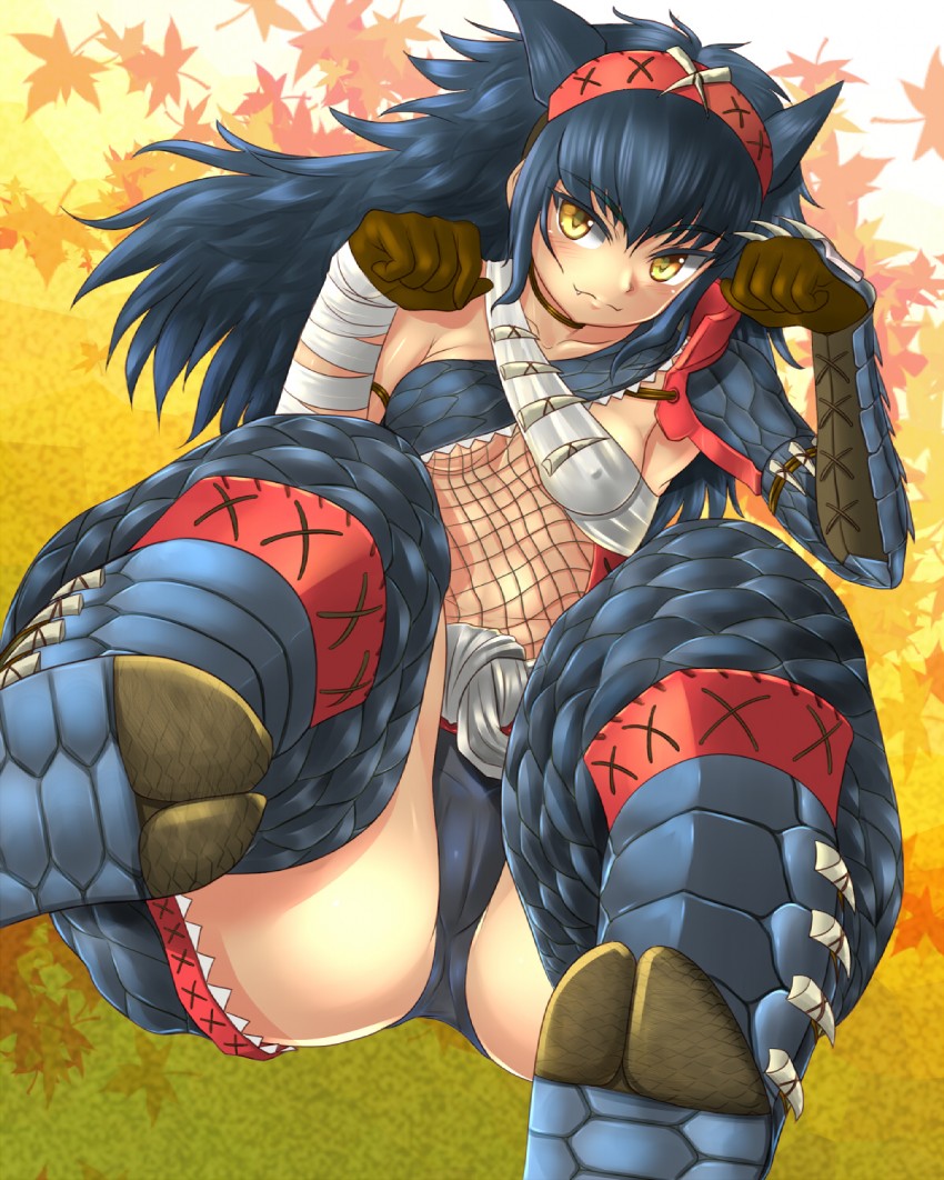 monster hunter (monster hunter and 1 more) drawn by pt@i