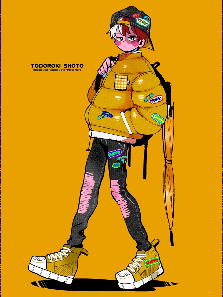todoroki shoto (boku no hero academia) drawn by anna_(aannnaa3)
