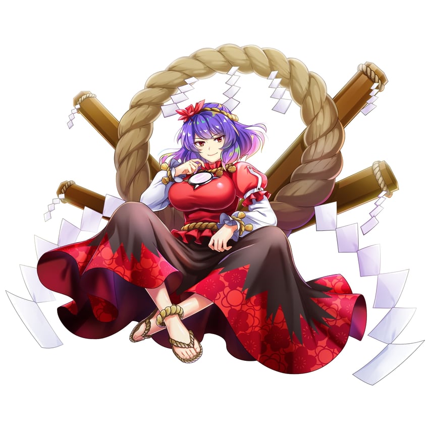 yasaka kanako (touhou and 1 more) drawn by rotte_(1109)